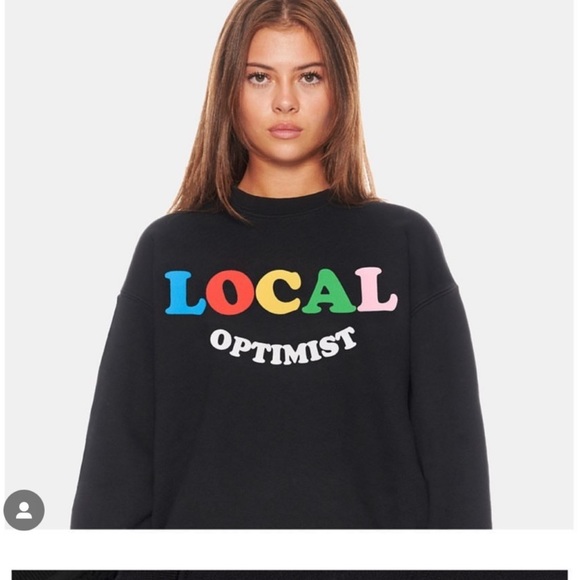 MADHAPPY Local Optimist Heritage Crewneck, black - Picture 5 of 9
